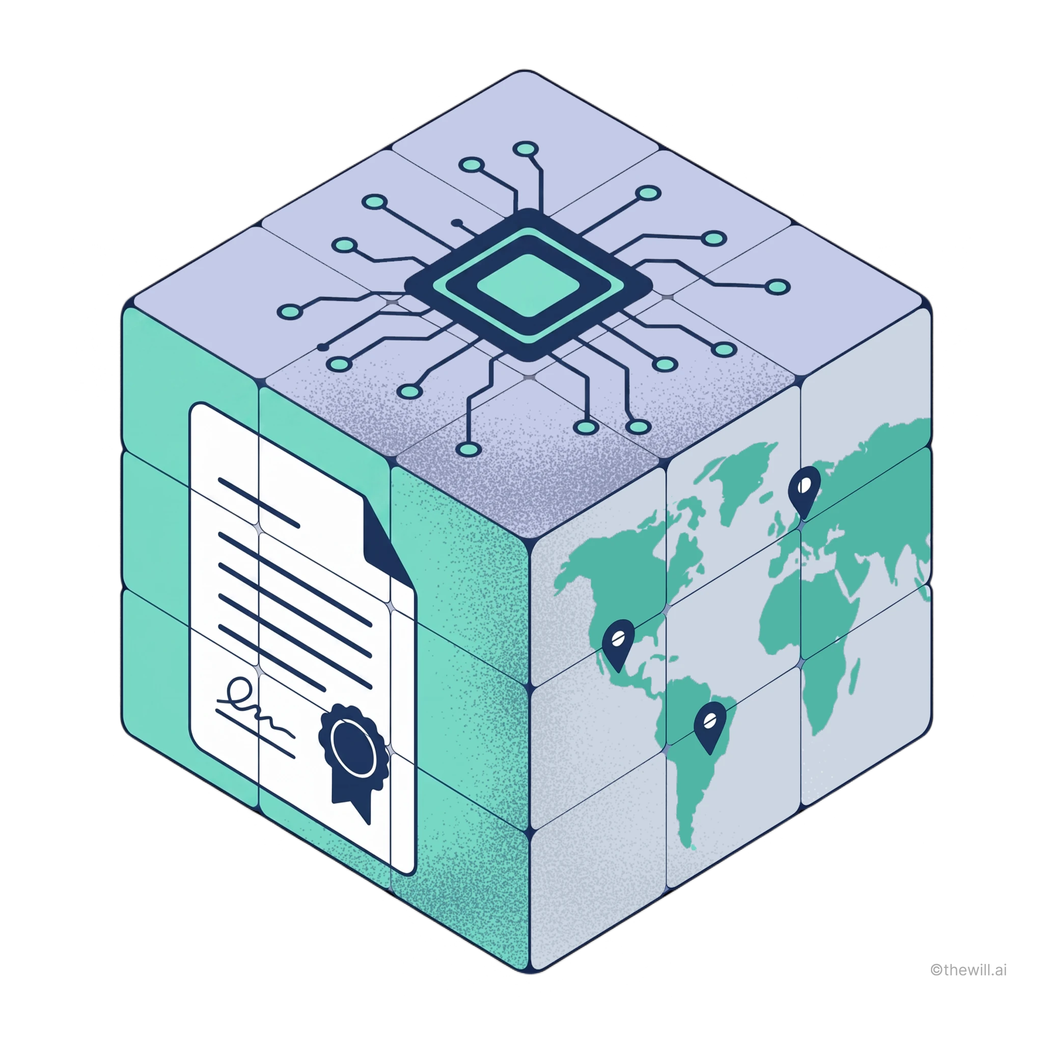 Specialist professional directory illustration